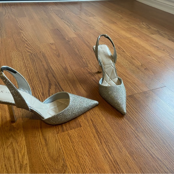 Brand new silver sling back heels - Picture 5 of 10